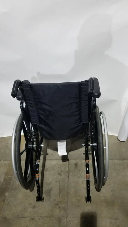 Reuse Medical Equipment Invacare Tracer SX5 Folding Wheelchair – Black Finish with Padded Arm Supports Wheelchairs, second-hand product photo 26