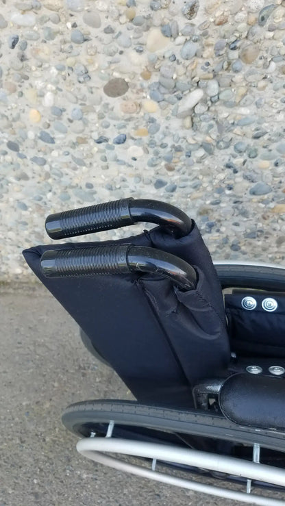 Reuse Medical Equipment Invacare Tracer SX5 Heavy-Duty Black Wheelchair with Fixed Arm Rests Wheelchairs, second-hand product photo 16