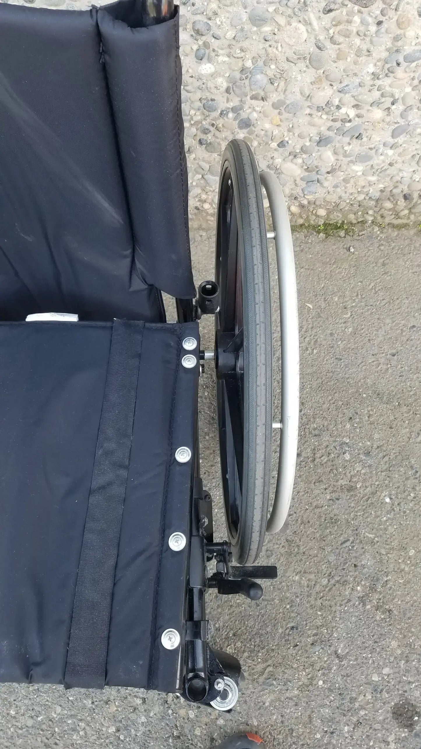 Reuse Medical Equipment Invacare Tracer SX5 Heavy-Duty Black Wheelchair with Fixed Arm Rests Wheelchairs, second-hand product photo 7