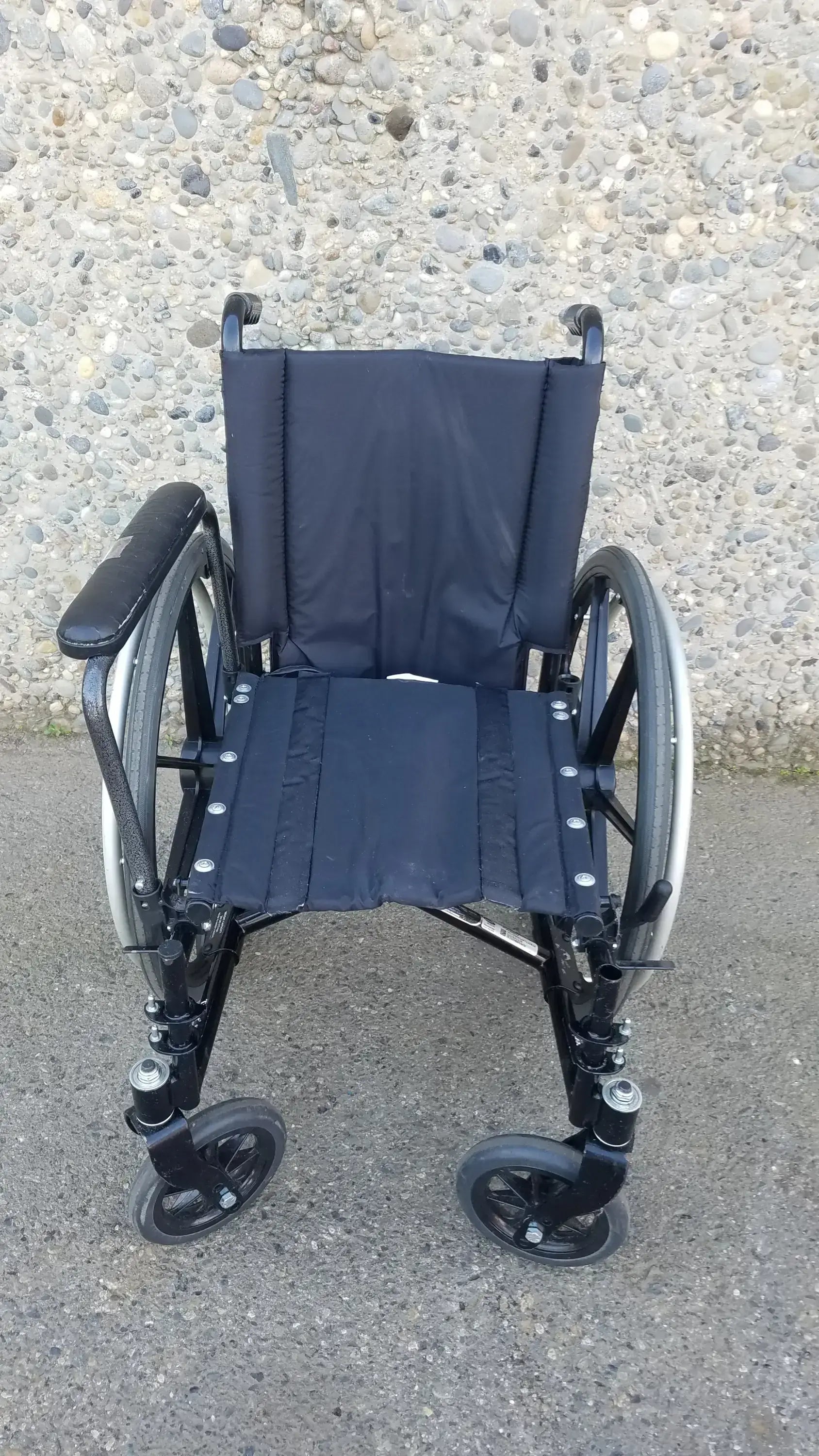 Reuse Medical Equipment Invacare Tracer SX5 Heavy-Duty Black Wheelchair with Fixed Arm Rests Wheelchairs, second-hand product photo 13