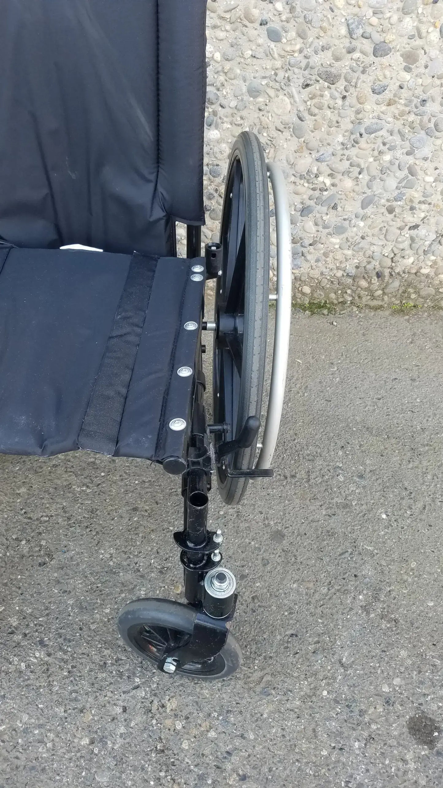 Reuse Medical Equipment Invacare Tracer SX5 Heavy-Duty Black Wheelchair with Fixed Arm Rests Wheelchairs, second-hand product photo 8