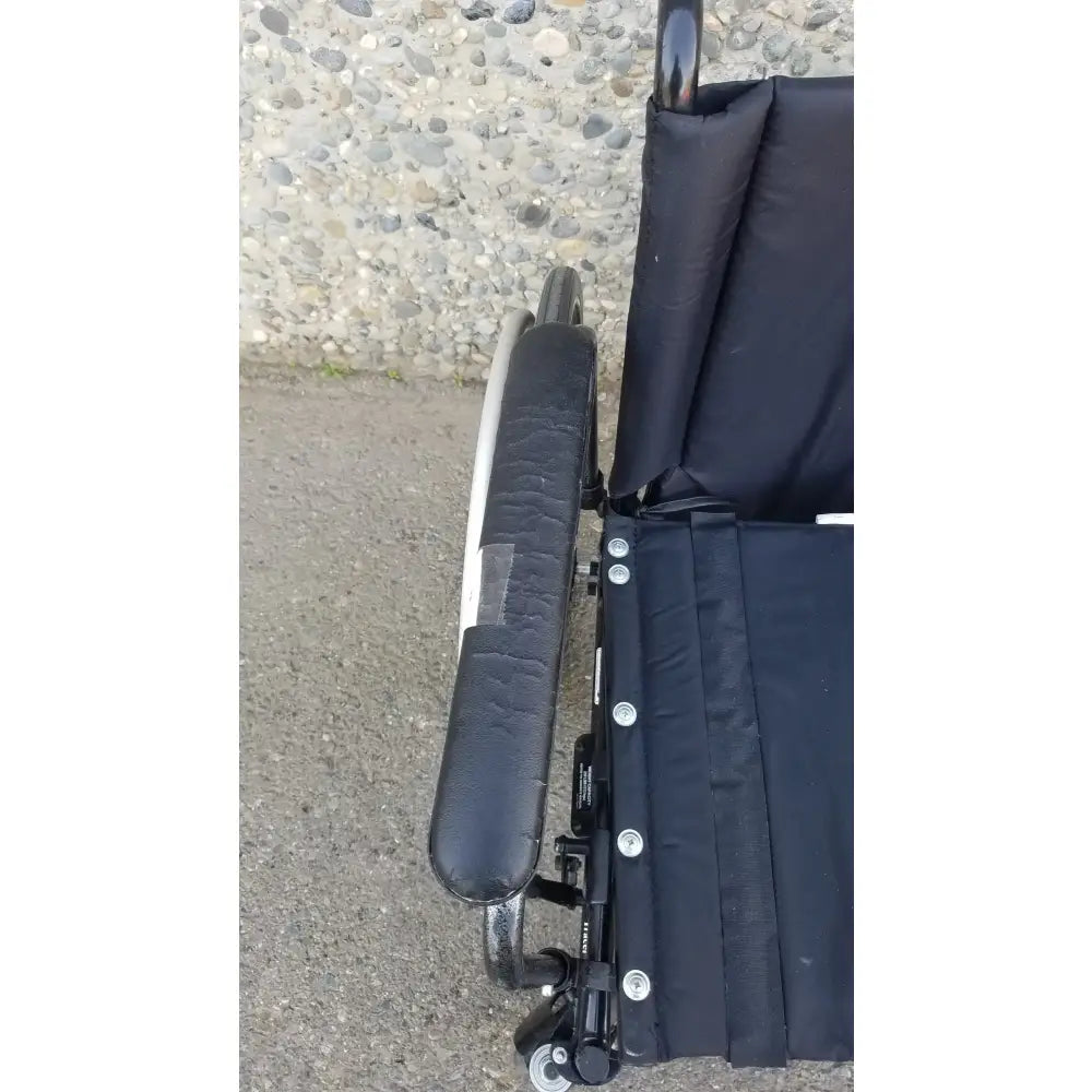 Reuse Medical Equipment Invacare Tracer SX5 Heavy-Duty Black Wheelchair with Fixed Arm Rests Wheelchairs, second-hand product photo 10