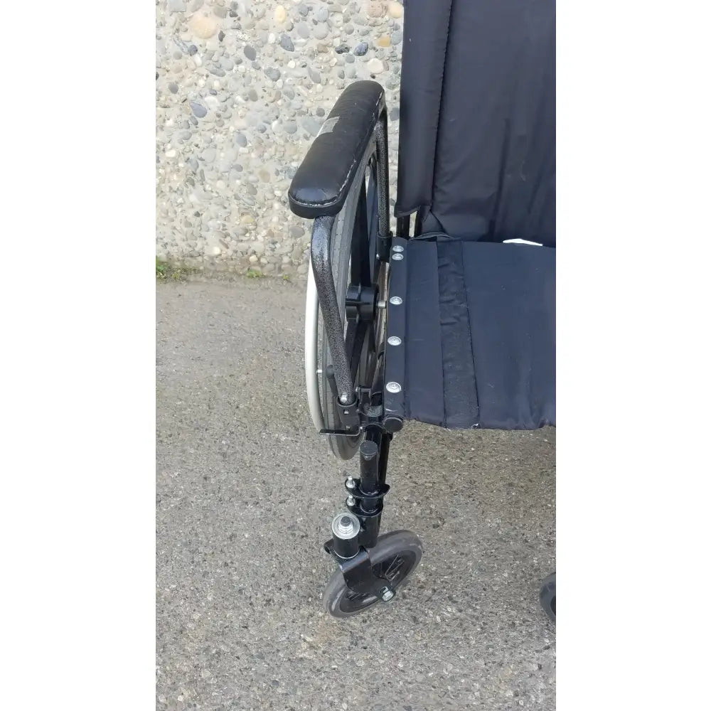 Reuse Medical Equipment Invacare Tracer SX5 Heavy-Duty Black Wheelchair with Fixed Arm Rests Wheelchairs, second-hand product photo 9