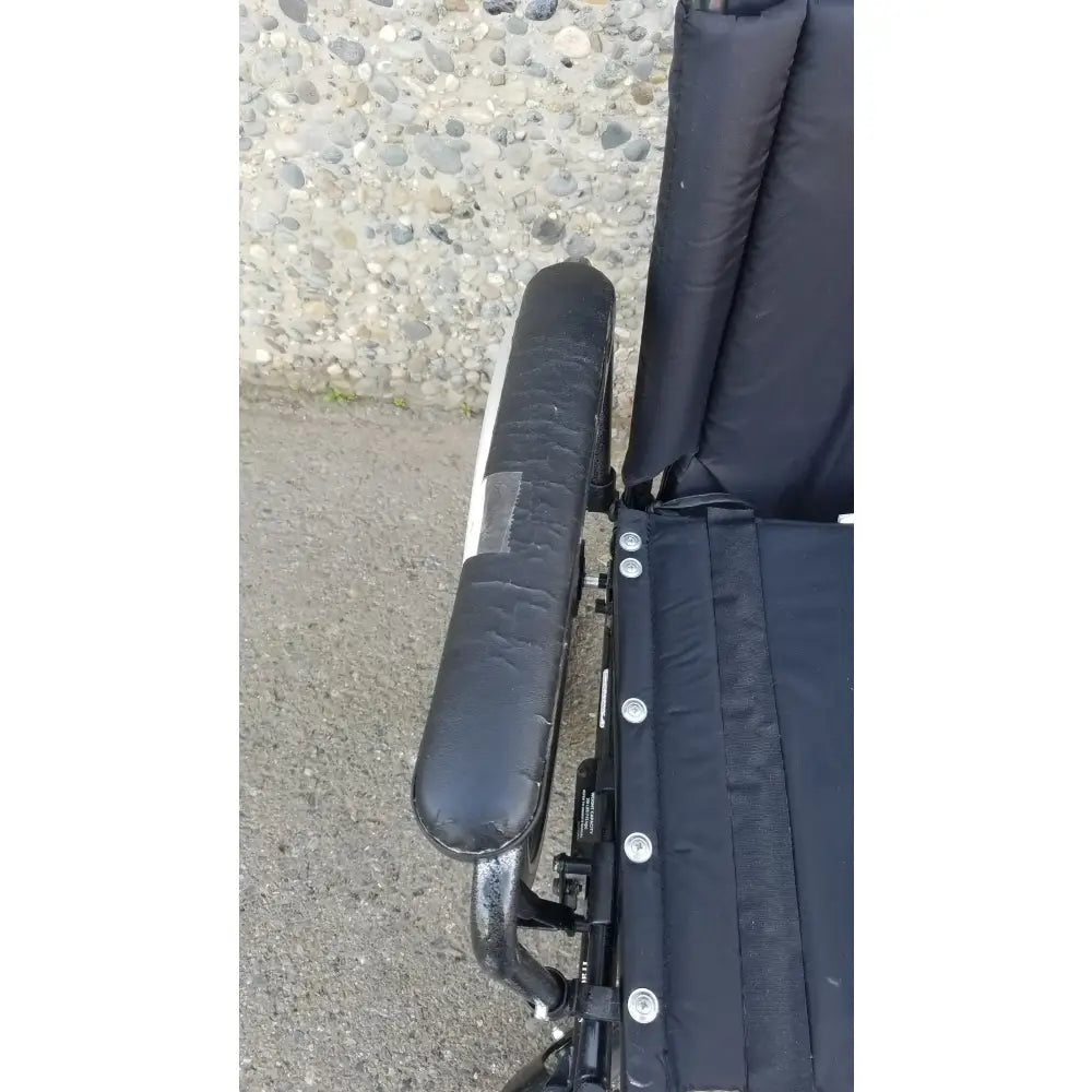Reuse Medical Equipment Invacare Tracer SX5 Heavy-Duty Black Wheelchair with Fixed Arm Rests Wheelchairs, second-hand product photo 11