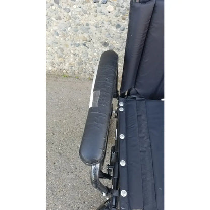 Reuse Medical Equipment Invacare Tracer SX5 Heavy-Duty Black Wheelchair with Fixed Arm Rests Wheelchairs, second-hand product photo 11