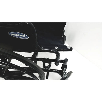 Black invacare tracer sx5 manual wheelchair with sleek modern design and sturdy metal frame for adult use