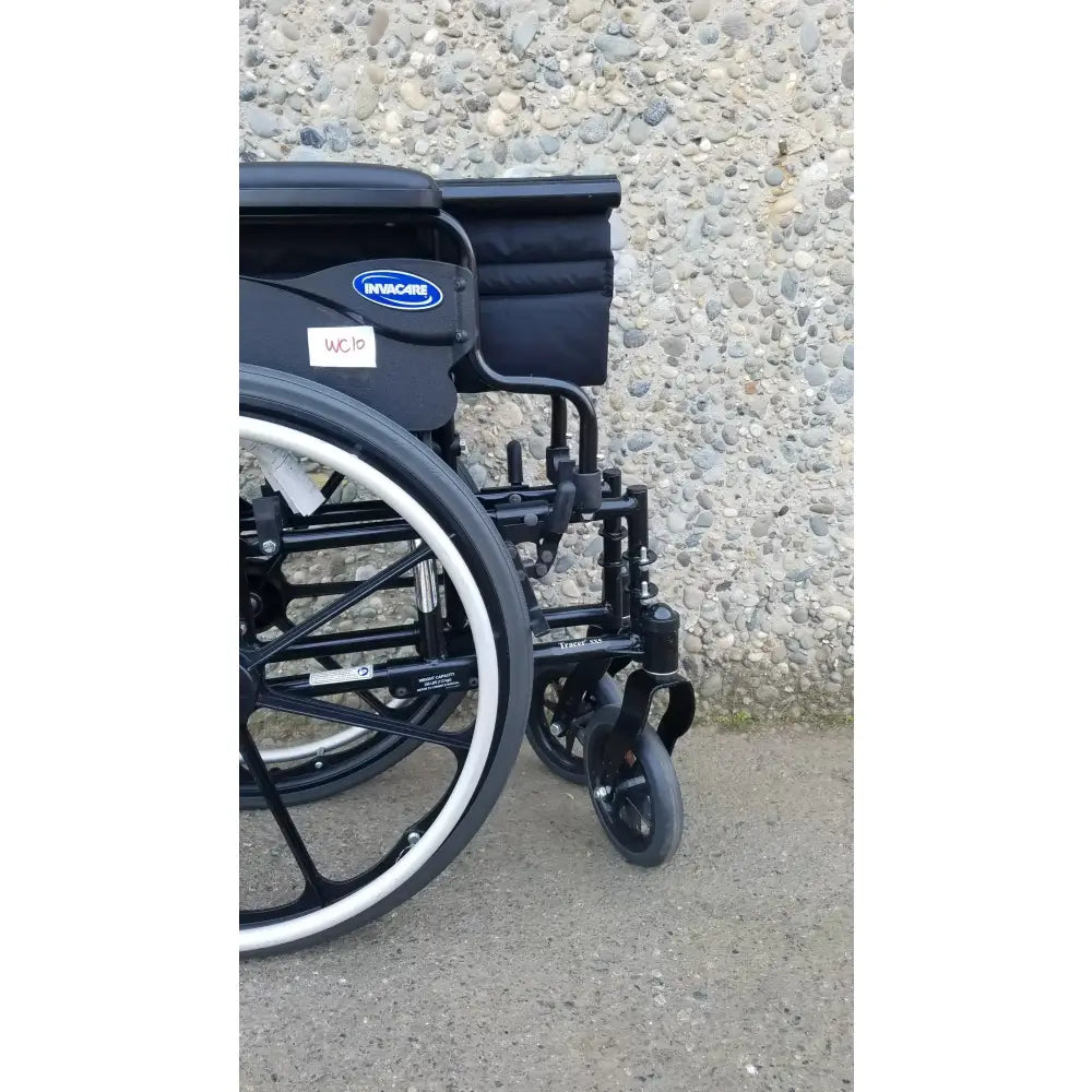 Reuse Medical Equipment Invacare Tracer SX5 Wheelchair Arm Rest Black Wheelchair, second-hand product photo 18