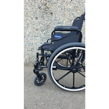 Reuse Medical Equipment Invacare Tracer SX5 Wheelchair Arm Rest Black Wheelchair, second-hand product photo 6