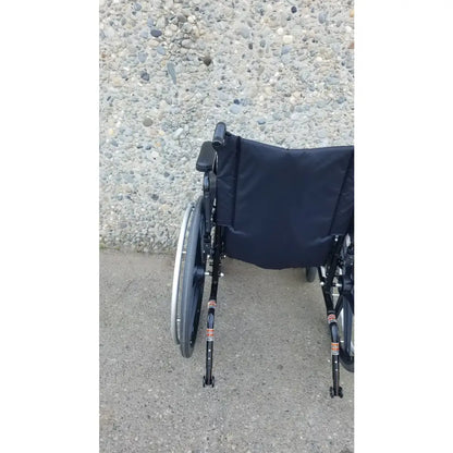 Reuse Medical Equipment Invacare Tracer SX5 Wheelchair Arm Rest Black Wheelchair, second-hand product photo 3