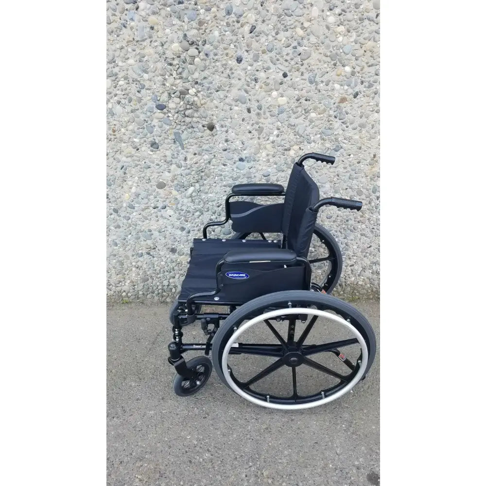 Reuse Medical Equipment Invacare Tracer SX5 Wheelchair Arm Rest Black Wheelchair, second-hand product photo 4
