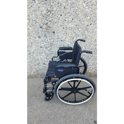 Reuse Medical Equipment Invacare Tracer SX5 Wheelchair Arm Rest Black Wheelchair, second-hand product photo 4