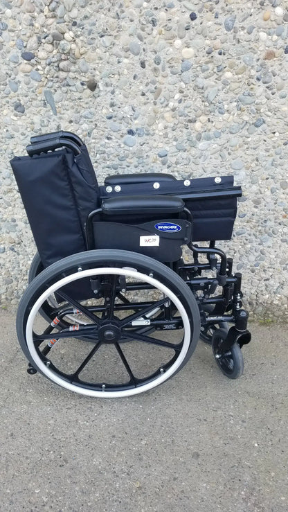 Reuse Medical Equipment Invacare Tracer SX5 Wheelchair Arm Rest Black Wheelchair, second-hand product photo 20