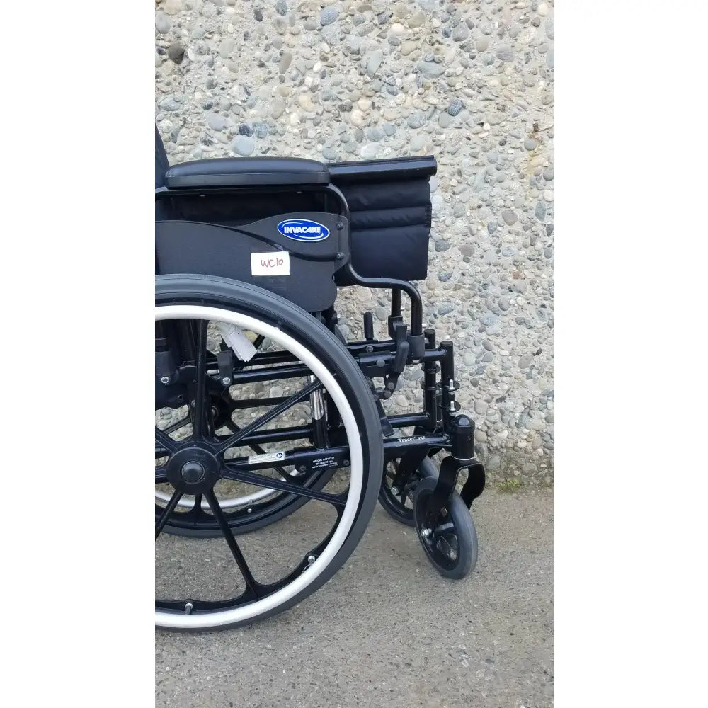 Reuse Medical Equipment Invacare Tracer SX5 Wheelchair Arm Rest Black Wheelchair, second-hand product photo 17