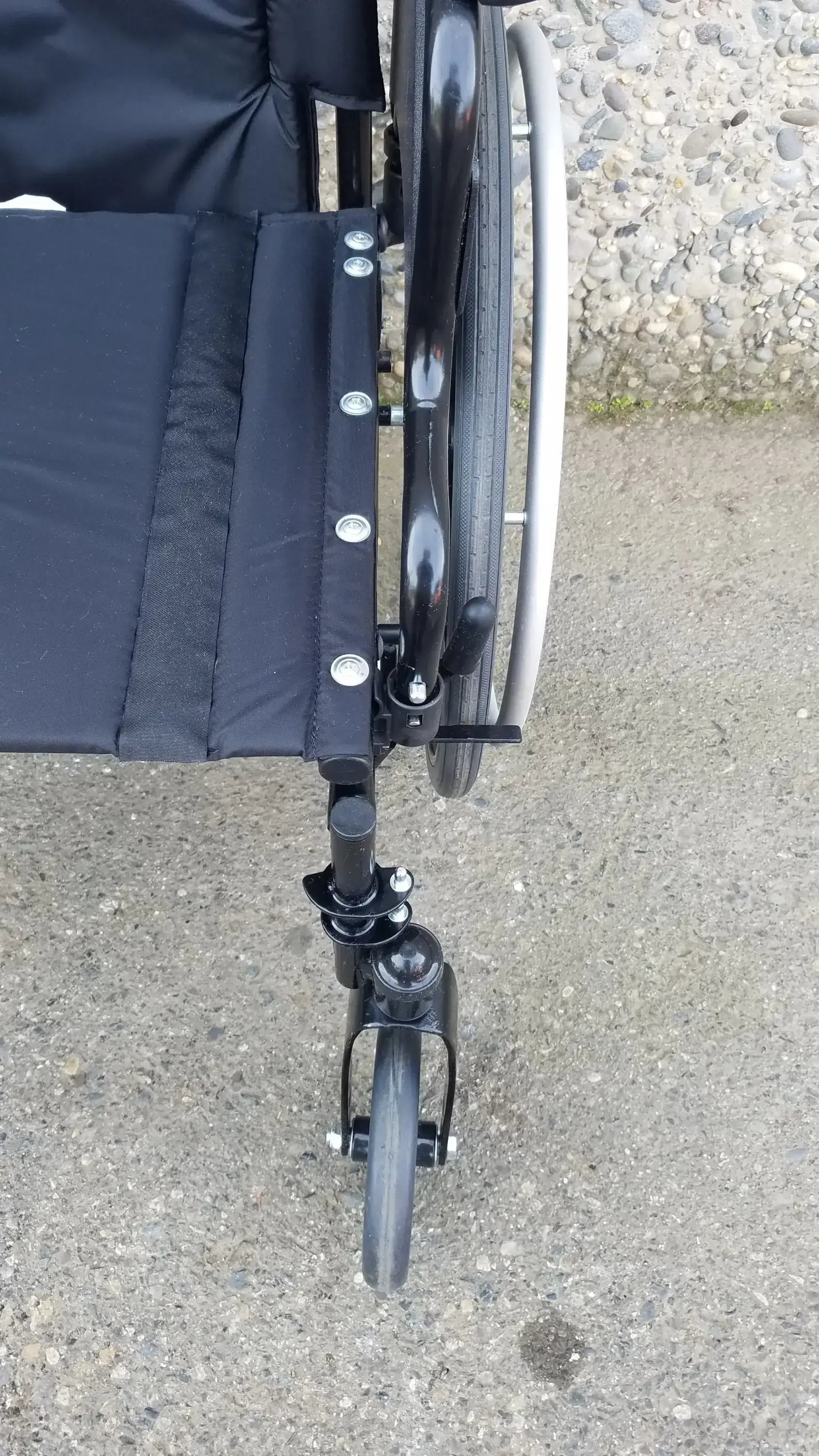 Reuse Medical Equipment Invacare Tracer SX5 Wheelchair Arm Rest Black Wheelchair, second-hand product photo 11