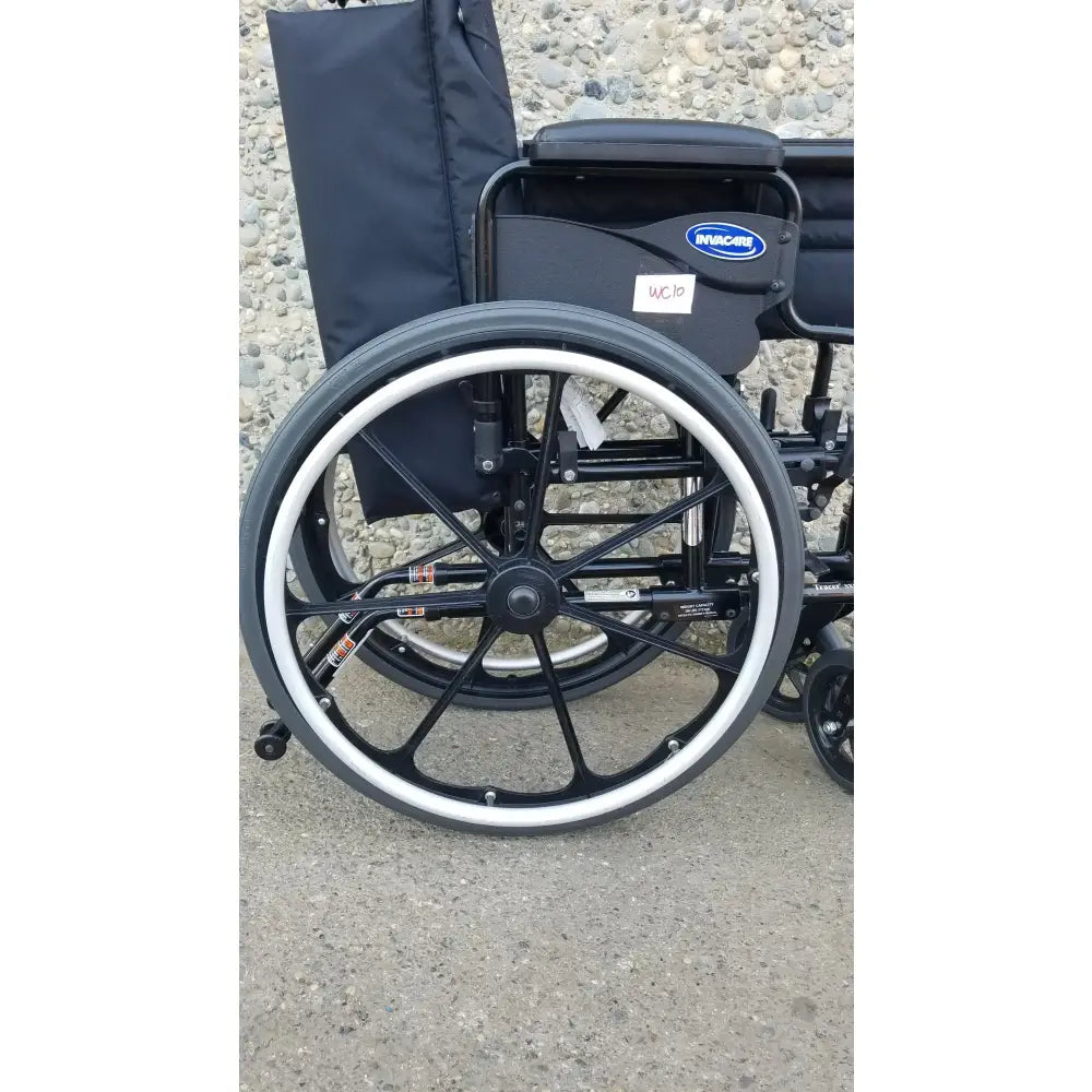 Reuse Medical Equipment Invacare Tracer SX5 Wheelchair Arm Rest Black Wheelchair, second-hand product photo 19