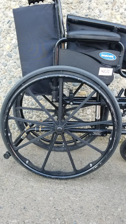 Reuse Medical Equipment Invacare Tracer SX5 Wheelchair Arm Rests Black Wheelchairs, second-hand product photo 22