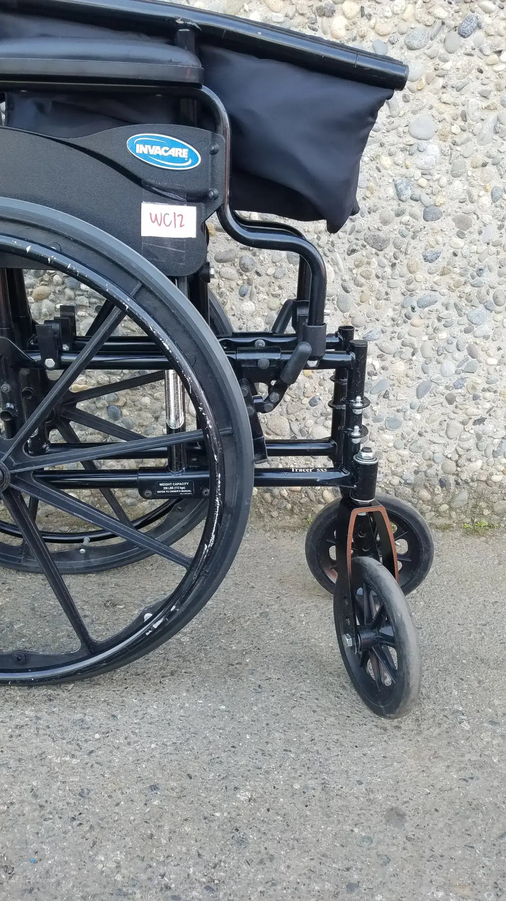 Reuse Medical Equipment Invacare Tracer SX5 Wheelchair Arm Rests Black Wheelchairs, second-hand product photo 21