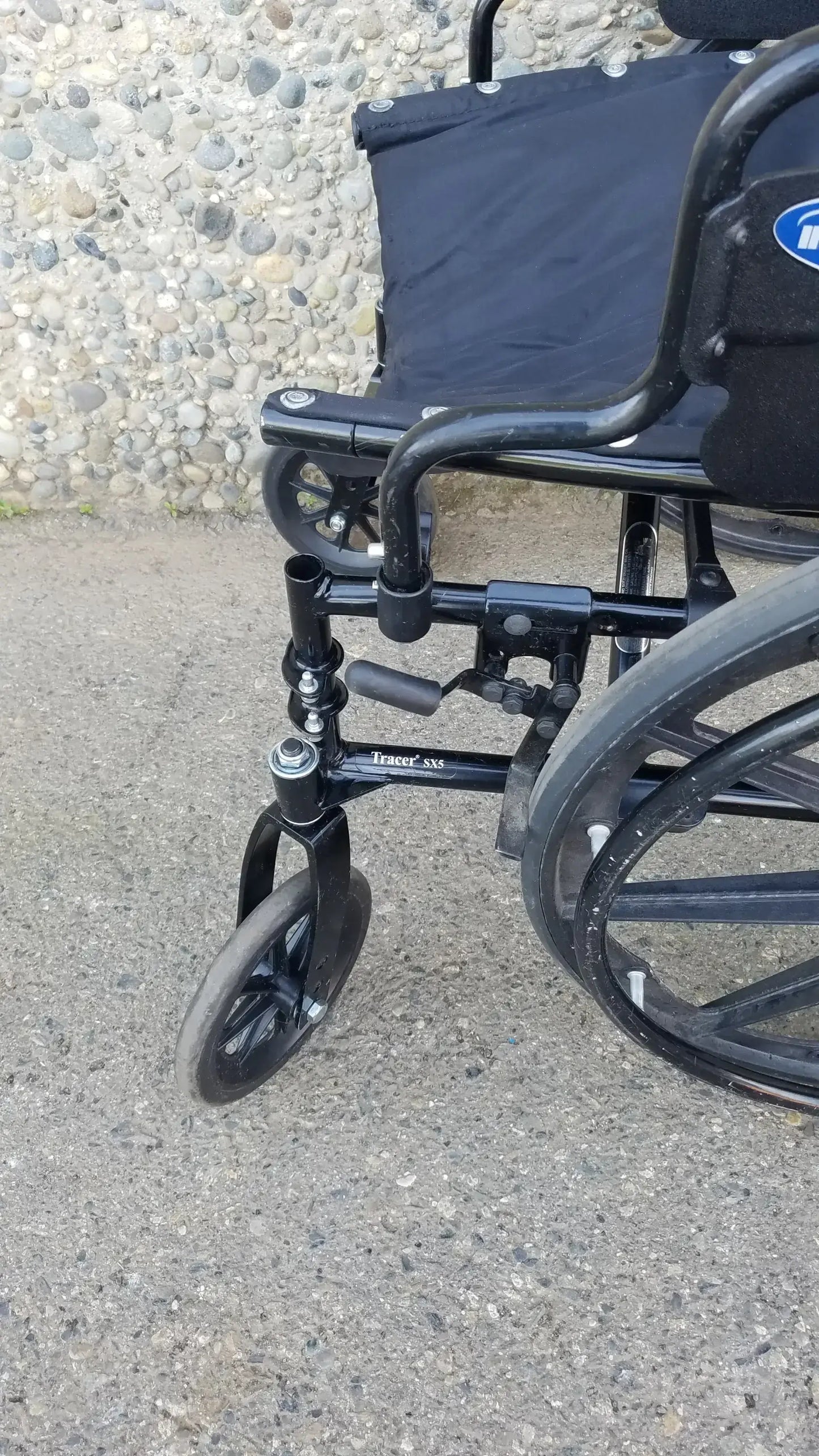 Reuse Medical Equipment Invacare Tracer SX5 Wheelchair Arm Rests Black Wheelchairs, second-hand product photo 6