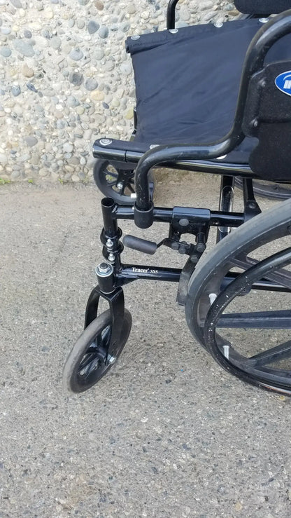 Reuse Medical Equipment Invacare Tracer SX5 Wheelchair Arm Rests Black Wheelchairs, second-hand product photo 6