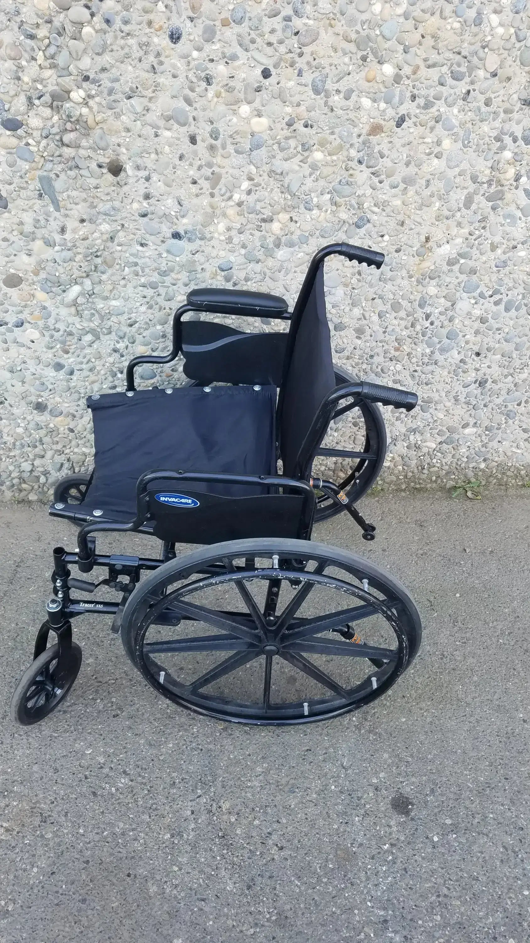 Reuse Medical Equipment Invacare Tracer SX5 Wheelchair Arm Rests Black Wheelchairs, second-hand product photo 10