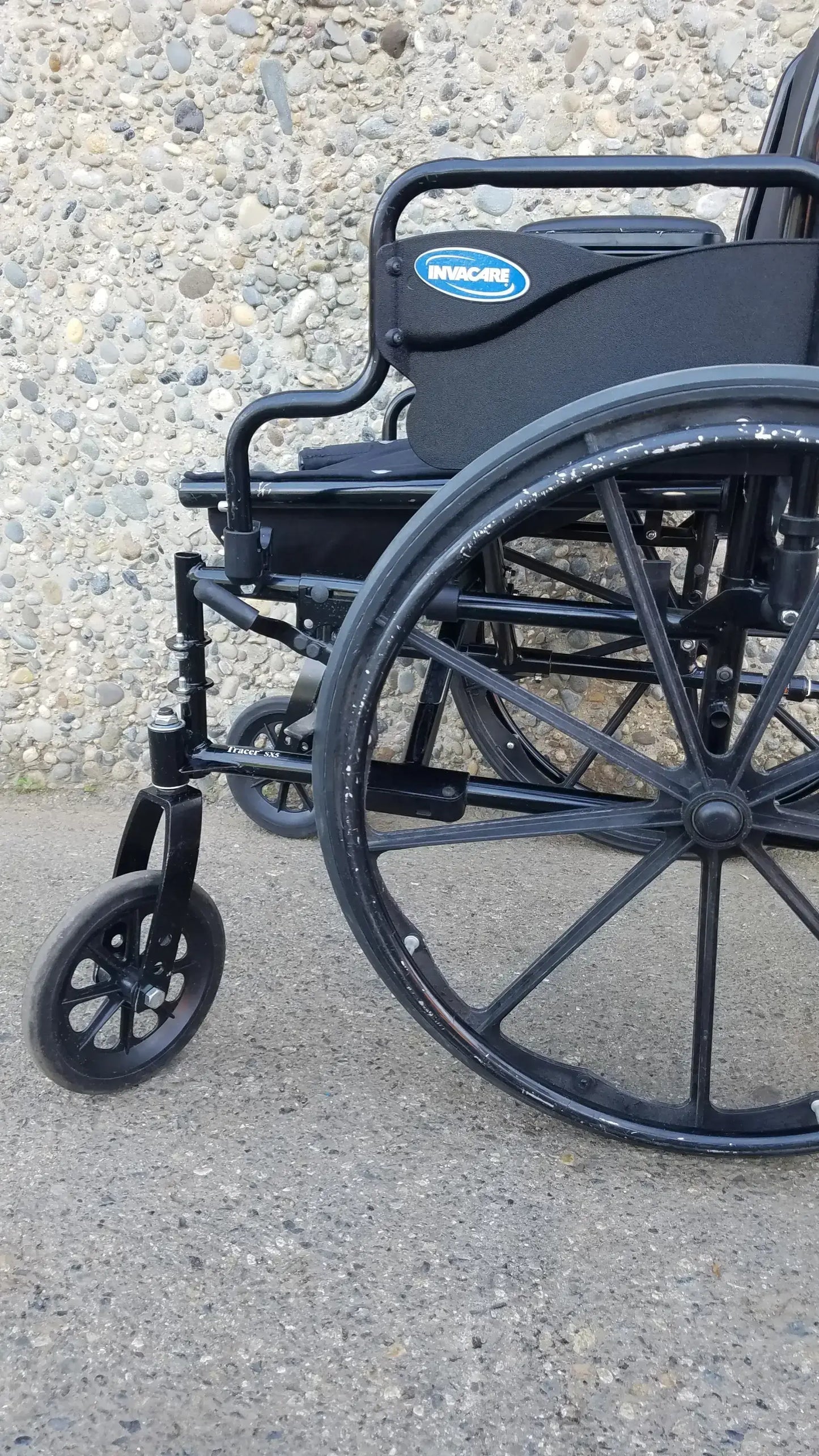 Reuse Medical Equipment Invacare Tracer SX5 Wheelchair Arm Rests Black Wheelchairs, second-hand product photo 7