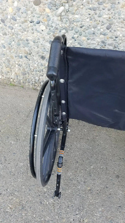 Reuse Medical Equipment Invacare Tracer SX5 Wheelchair Arm Rests Black Wheelchairs, second-hand product photo 3