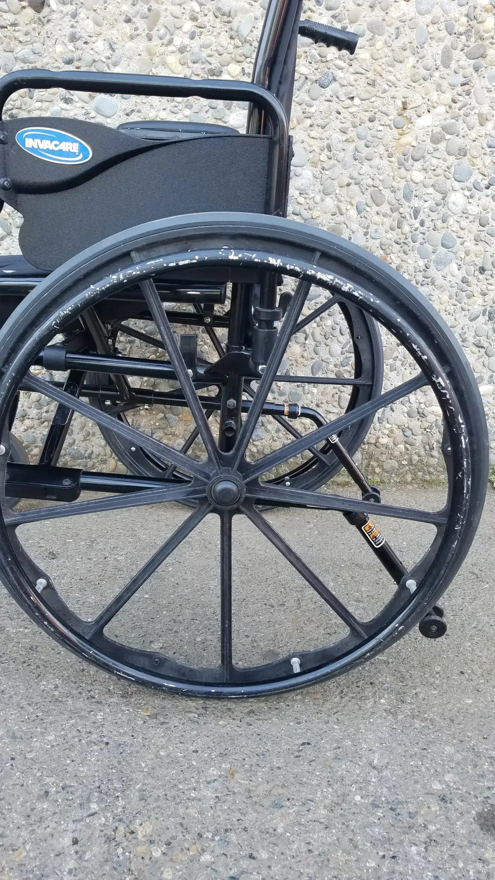 Reuse Medical Equipment Invacare Tracer SX5 Wheelchair Arm Rests Black Wheelchairs, second-hand product photo 8