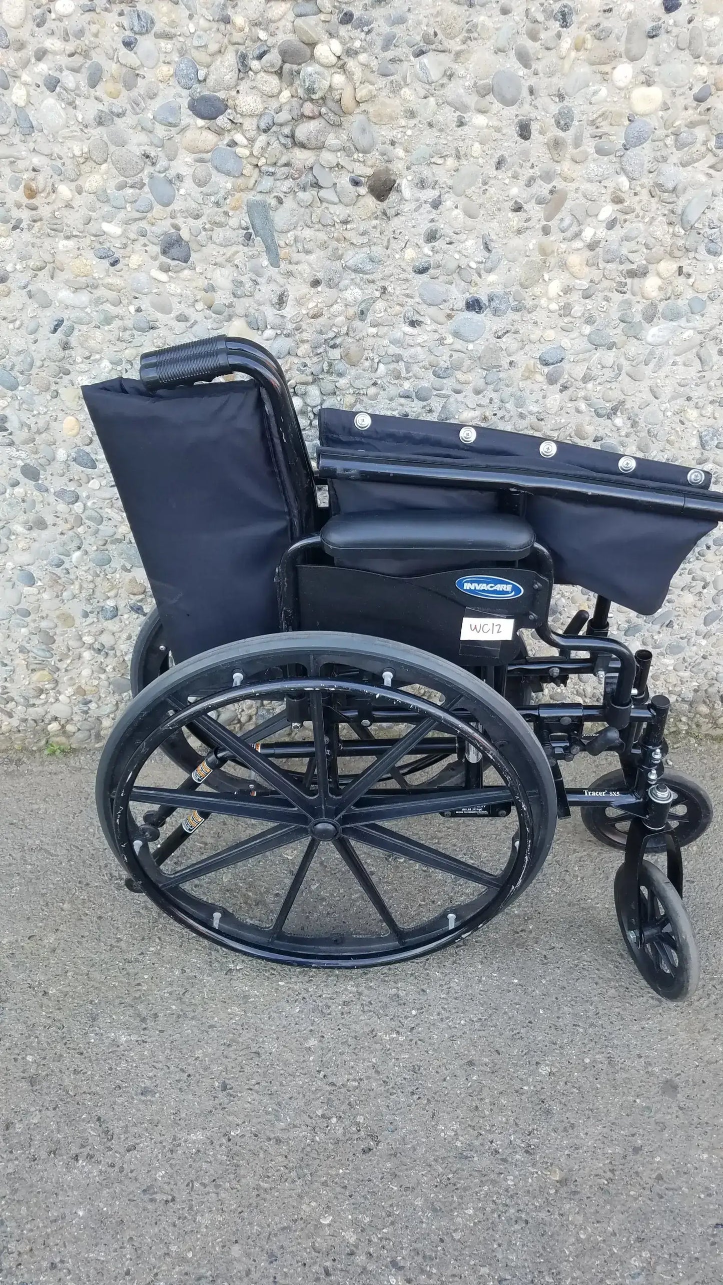 Reuse Medical Equipment Invacare Tracer SX5 Wheelchair Arm Rests Black Wheelchairs, second-hand product photo 20