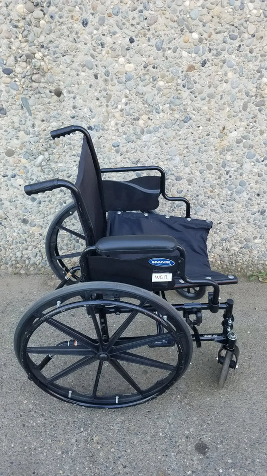 Reuse Medical Equipment Invacare Tracer SX5 Wheelchair Arm Rests Black Wheelchairs, second-hand product photo 1