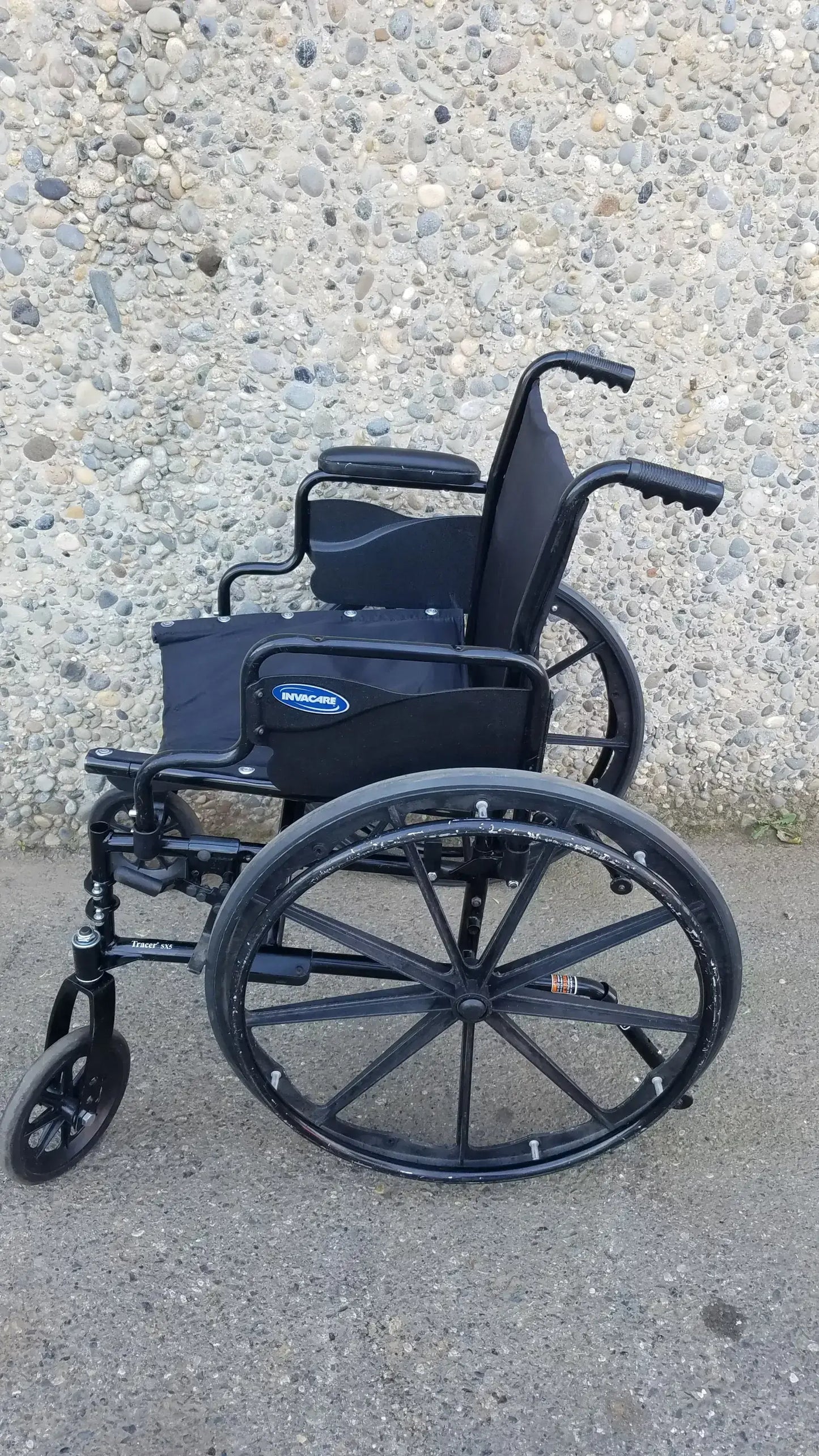 Reuse Medical Equipment Invacare Tracer SX5 Wheelchair Arm Rests Black Wheelchairs, second-hand product photo 11