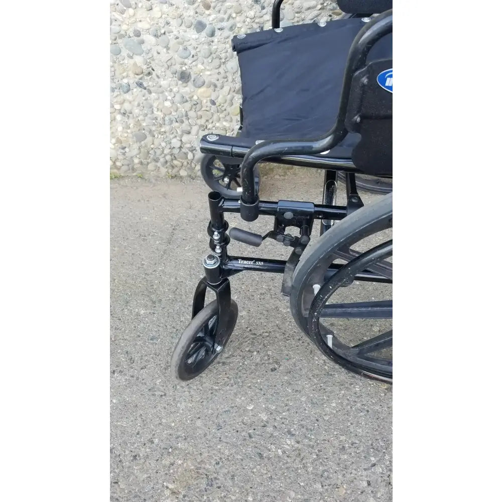 Reuse Medical Equipment Invacare Tracer SX5 Wheelchair Arm Rests Black Wheelchairs, second-hand product photo 6