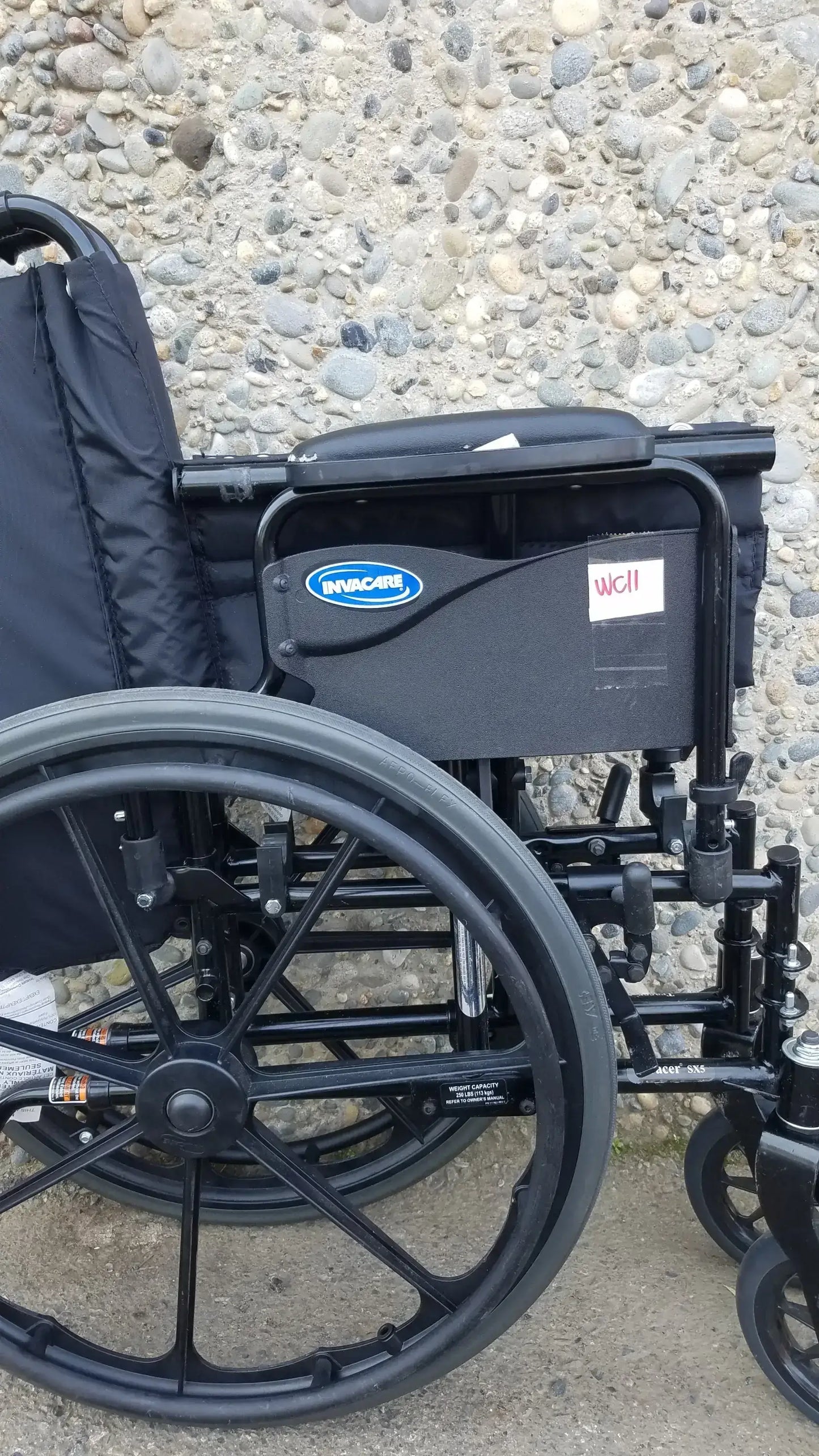Reuse Medical Equipment Invacare Tracer SX5 Wheelchair Armrests – Black Comfort Wheelchairs, second-hand product photo 19