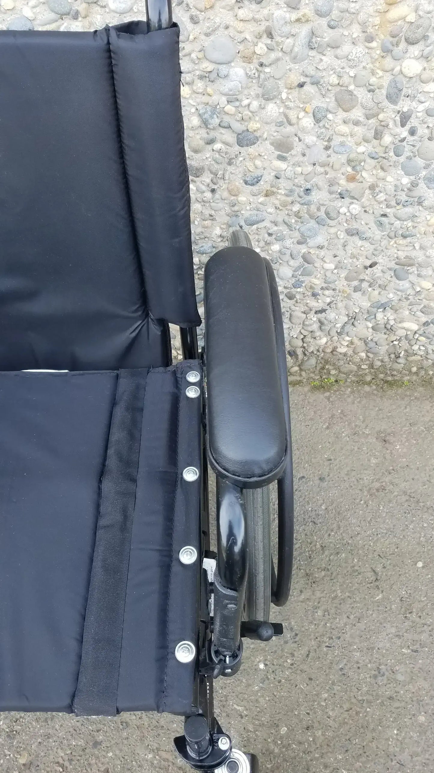 Reuse Medical Equipment Invacare Tracer SX5 Wheelchair Armrests – Black Comfort Wheelchairs, second-hand product photo 12