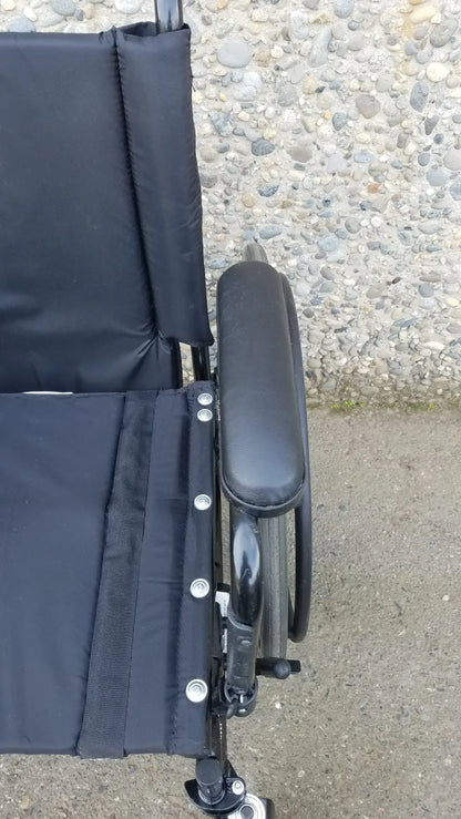 Reuse Medical Equipment Invacare Tracer SX5 Wheelchair Armrests – Black Comfort Wheelchairs, second-hand product photo 12