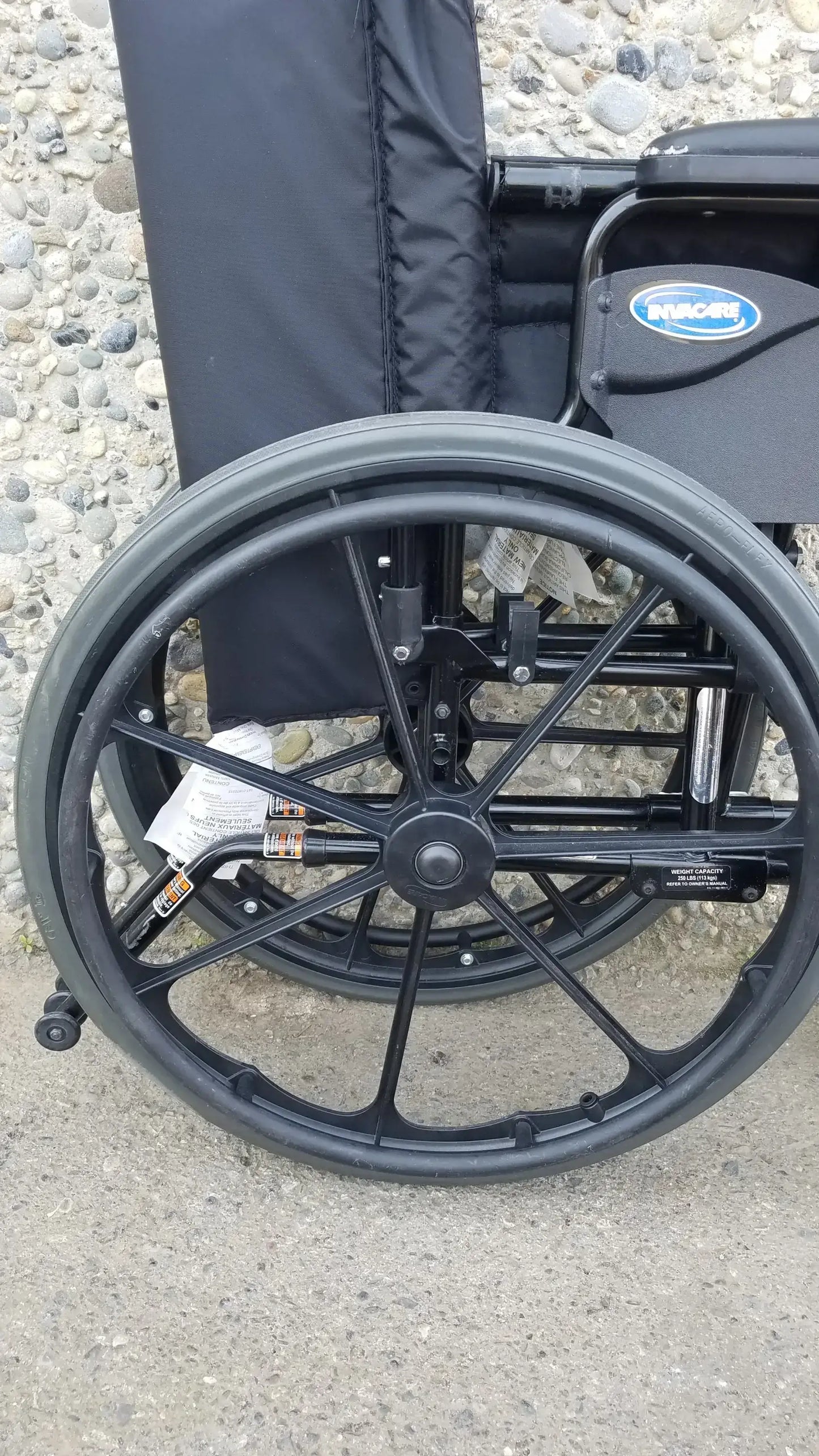 Reuse Medical Equipment Invacare Tracer SX5 Wheelchair Armrests – Black Comfort Wheelchairs, second-hand product photo 21