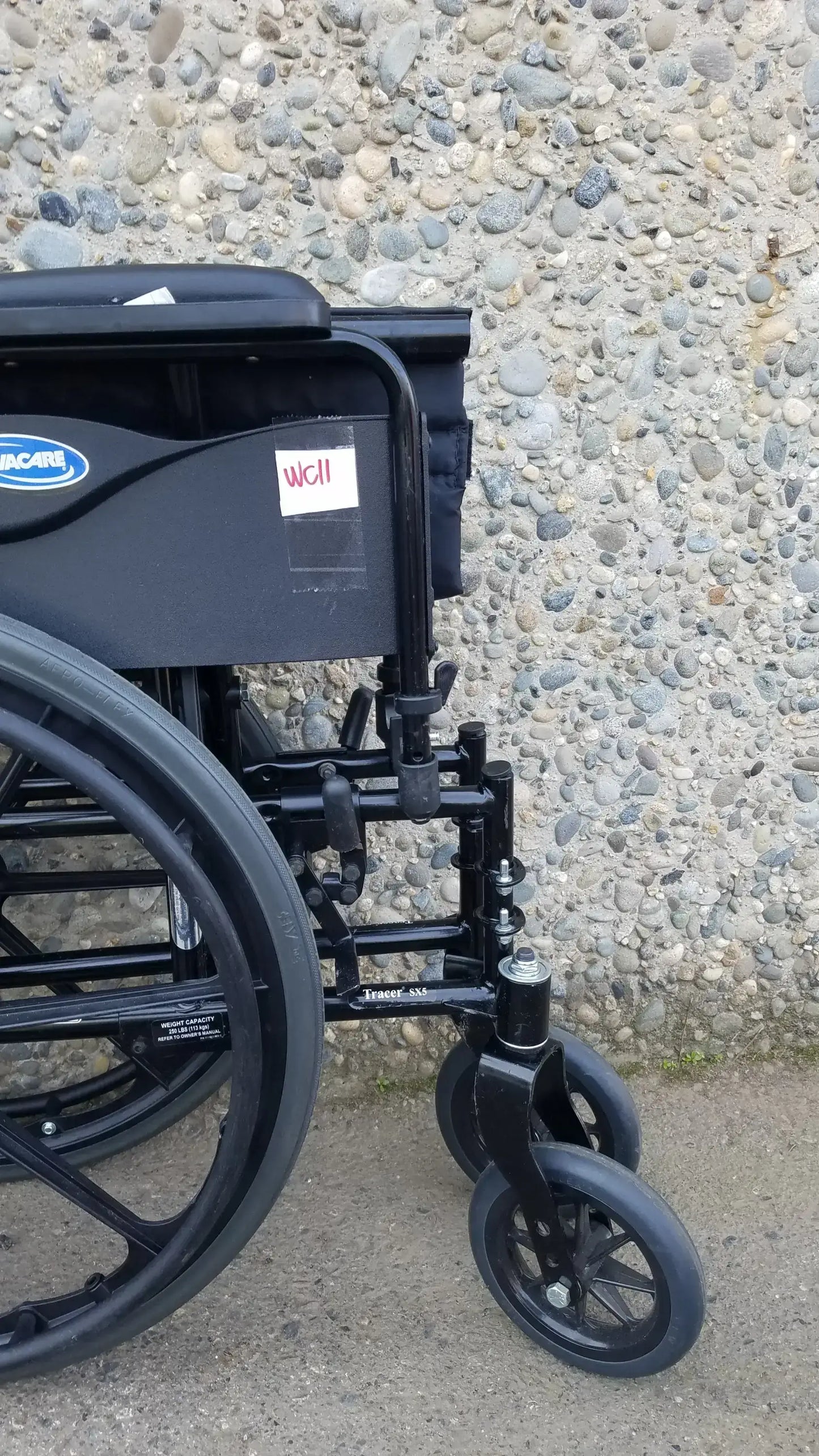 Reuse Medical Equipment Invacare Tracer SX5 Wheelchair Armrests – Black Comfort Wheelchairs, second-hand product photo 18