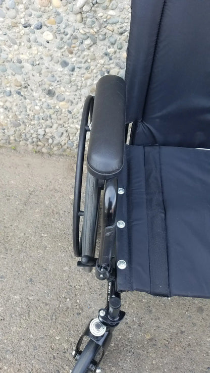 Reuse Medical Equipment Invacare Tracer SX5 Wheelchair Armrests – Black Comfort Wheelchairs, second-hand product photo 14