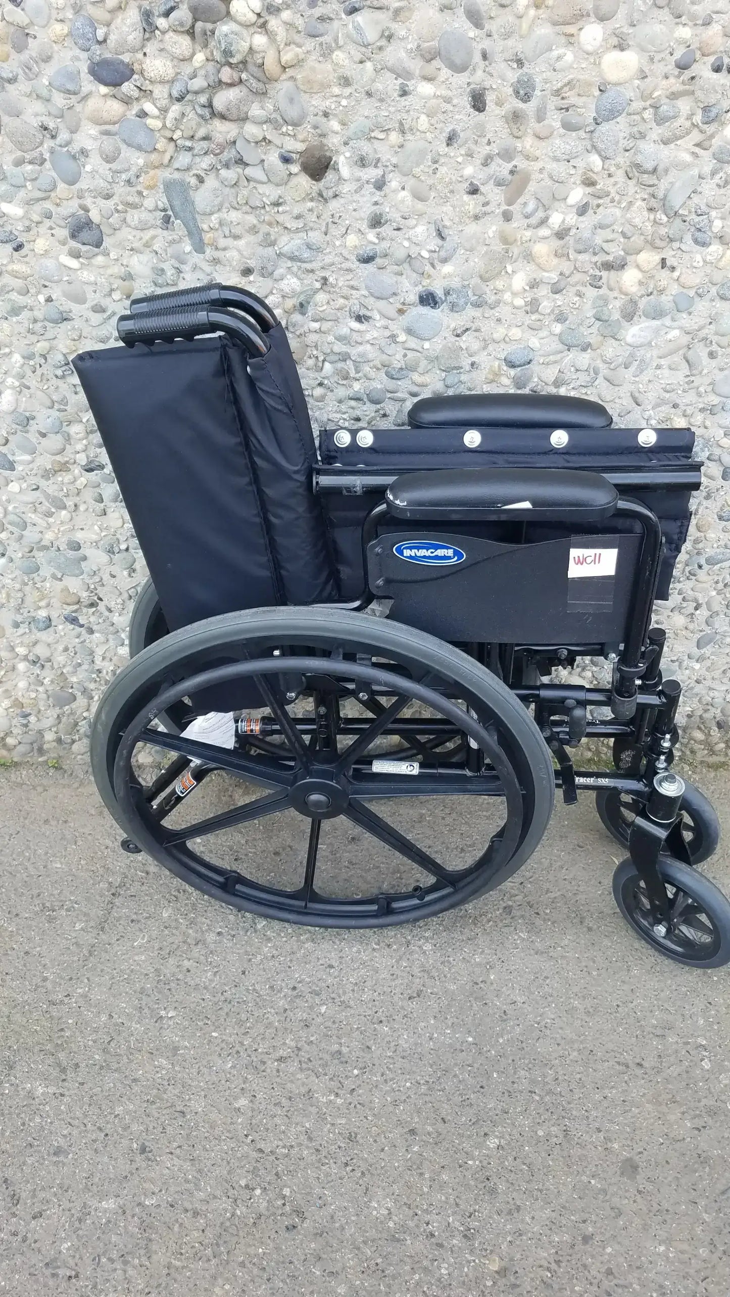 Reuse Medical Equipment Invacare Tracer SX5 Wheelchair Armrests – Black Comfort Wheelchairs, second-hand product photo 23