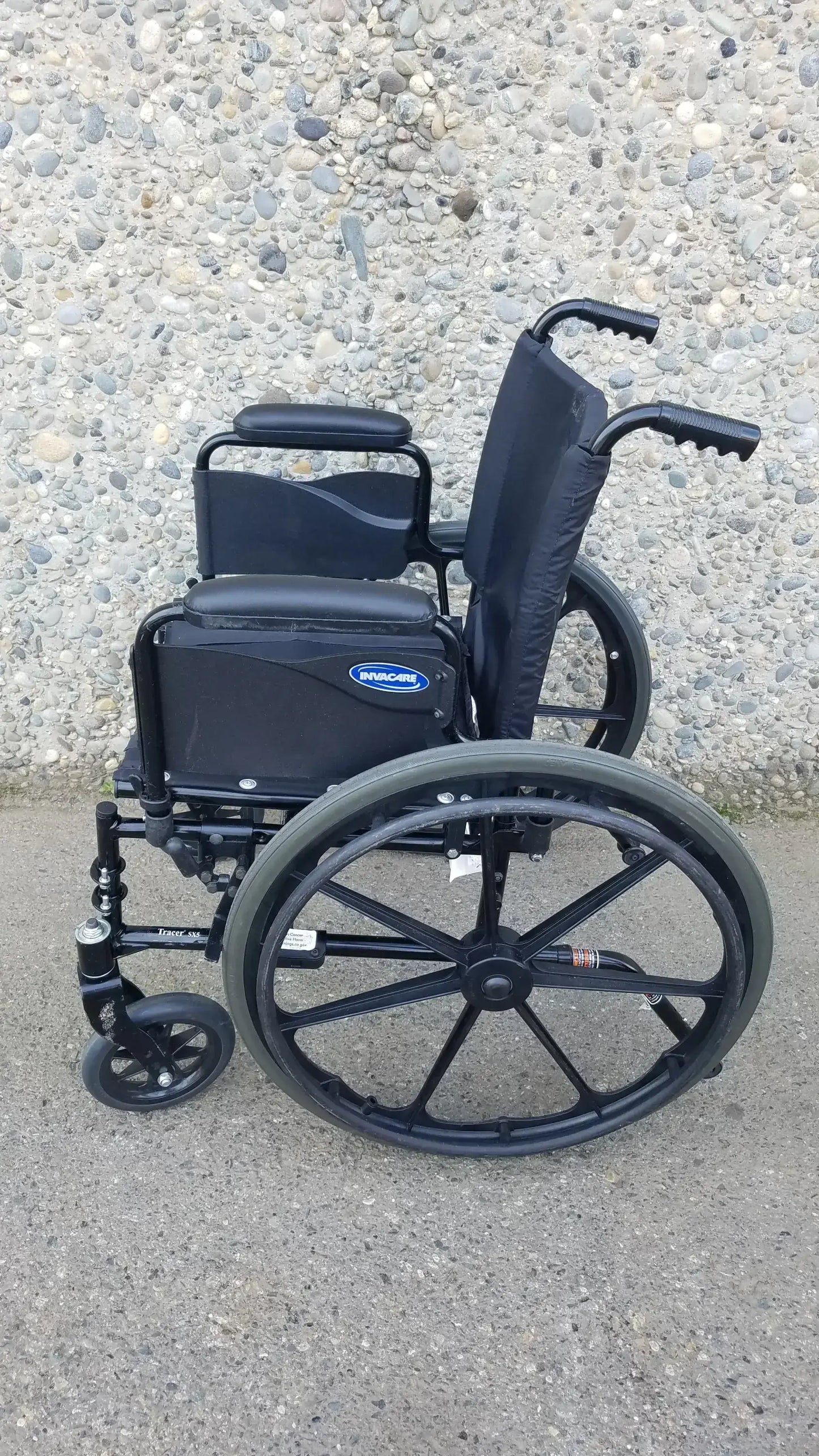 Reuse Medical Equipment Invacare Tracer SX5 Wheelchair Armrests – Black Comfort Wheelchairs, second-hand product photo 9
