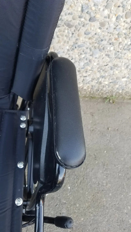 Reuse Medical Equipment Invacare Tracer SX5 Wheelchair Black Steel Frame w/ Desk Armrests Wheelchairs, second-hand product photo 12