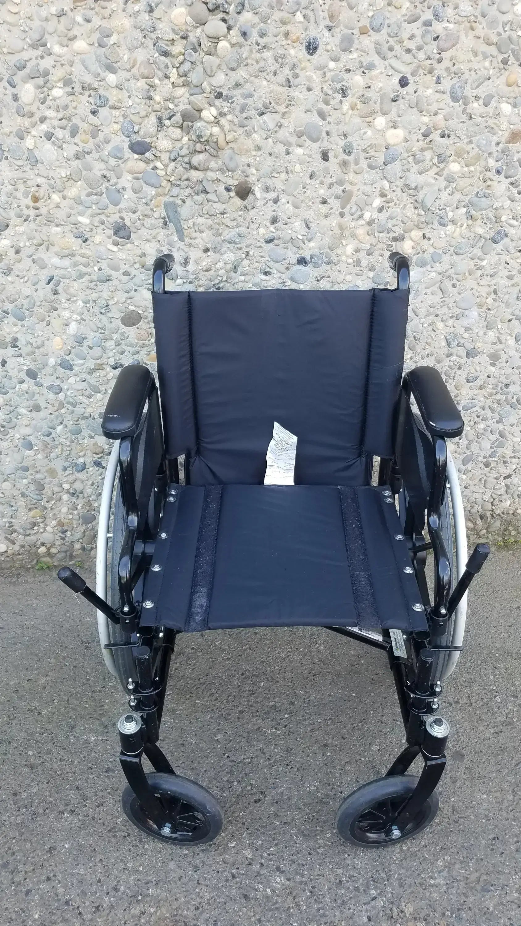 Reuse Medical Equipment Invacare Tracer SX5 Wheelchair Black Steel Frame w/ Desk Armrests Wheelchairs, second-hand product photo 8