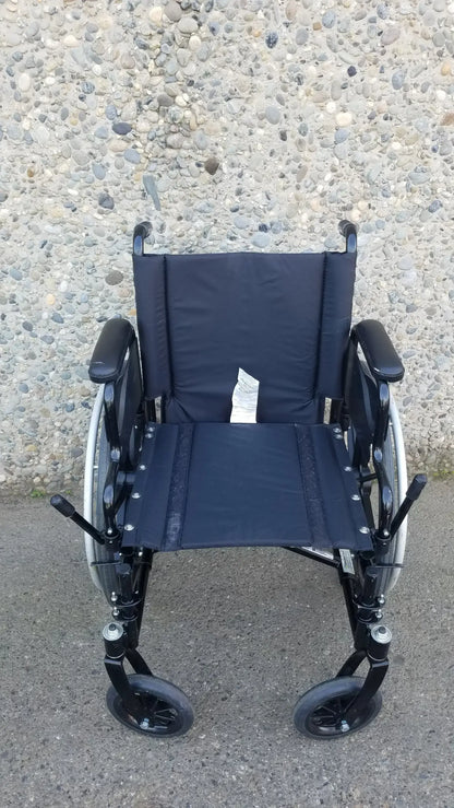Reuse Medical Equipment Invacare Tracer SX5 Wheelchair Black Steel Frame w/ Desk Armrests Wheelchairs, second-hand product photo 8