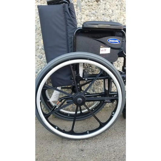 Reuse Medical Equipment Invacare Tracer SX5 Wheelchair Black Steel Frame w/ Desk Armrests Wheelchairs, second-hand product photo 2