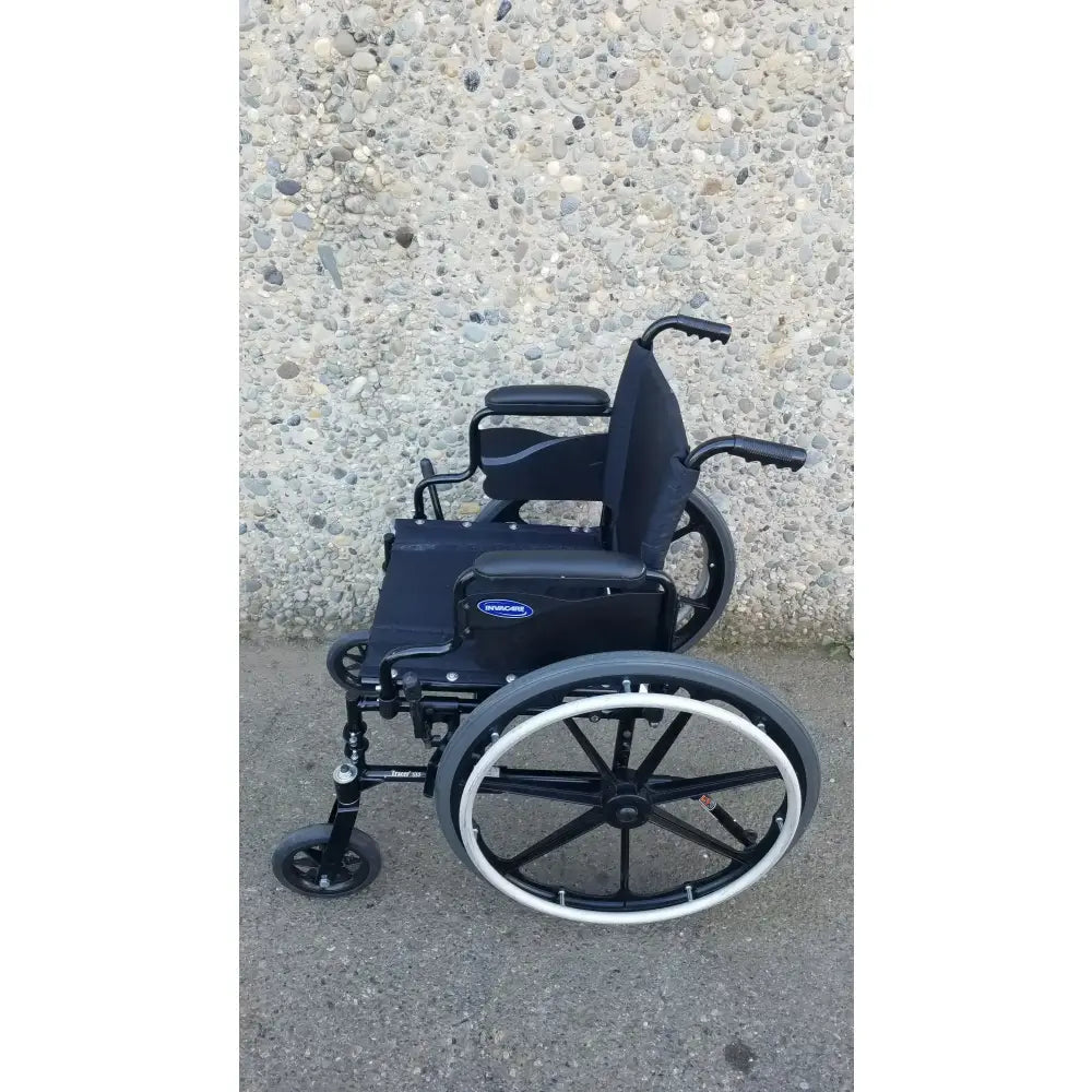 Reuse Medical Equipment Invacare Tracer SX5 Wheelchair Black Steel Frame w/ Desk Armrests Wheelchairs, second-hand product photo 16