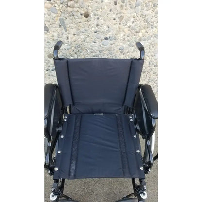Reuse Medical Equipment Invacare Tracer SX5 Wheelchair Black Steel Frame w/ Desk Armrests Wheelchairs, second-hand product photo 15