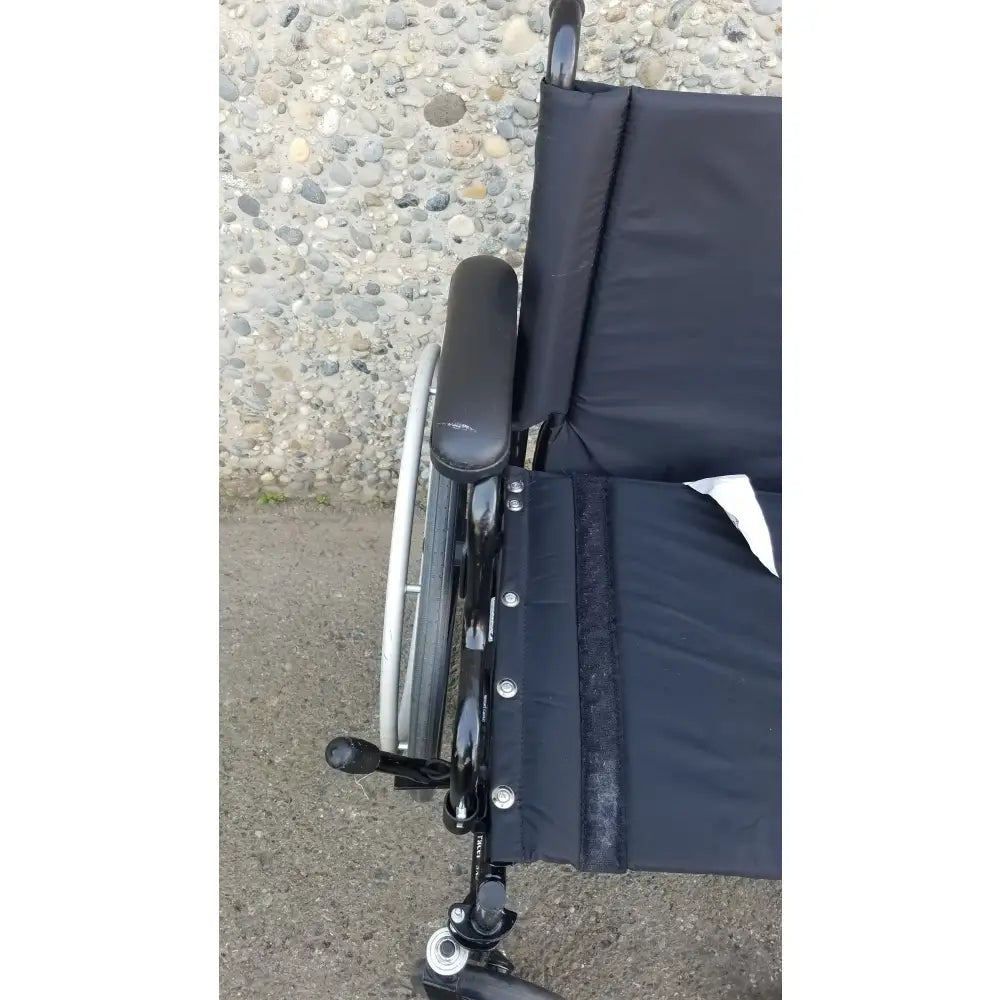 Reuse Medical Equipment Invacare Tracer SX5 Wheelchair Black Steel Frame w/ Desk Armrests Wheelchairs, second-hand product photo 11