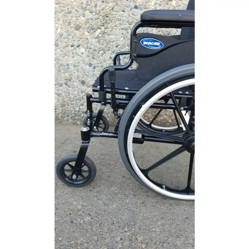 Reuse Medical Equipment Invacare Tracer SX5 Wheelchair Black Steel Frame w/ Desk Armrests Wheelchairs, second-hand product photo 19