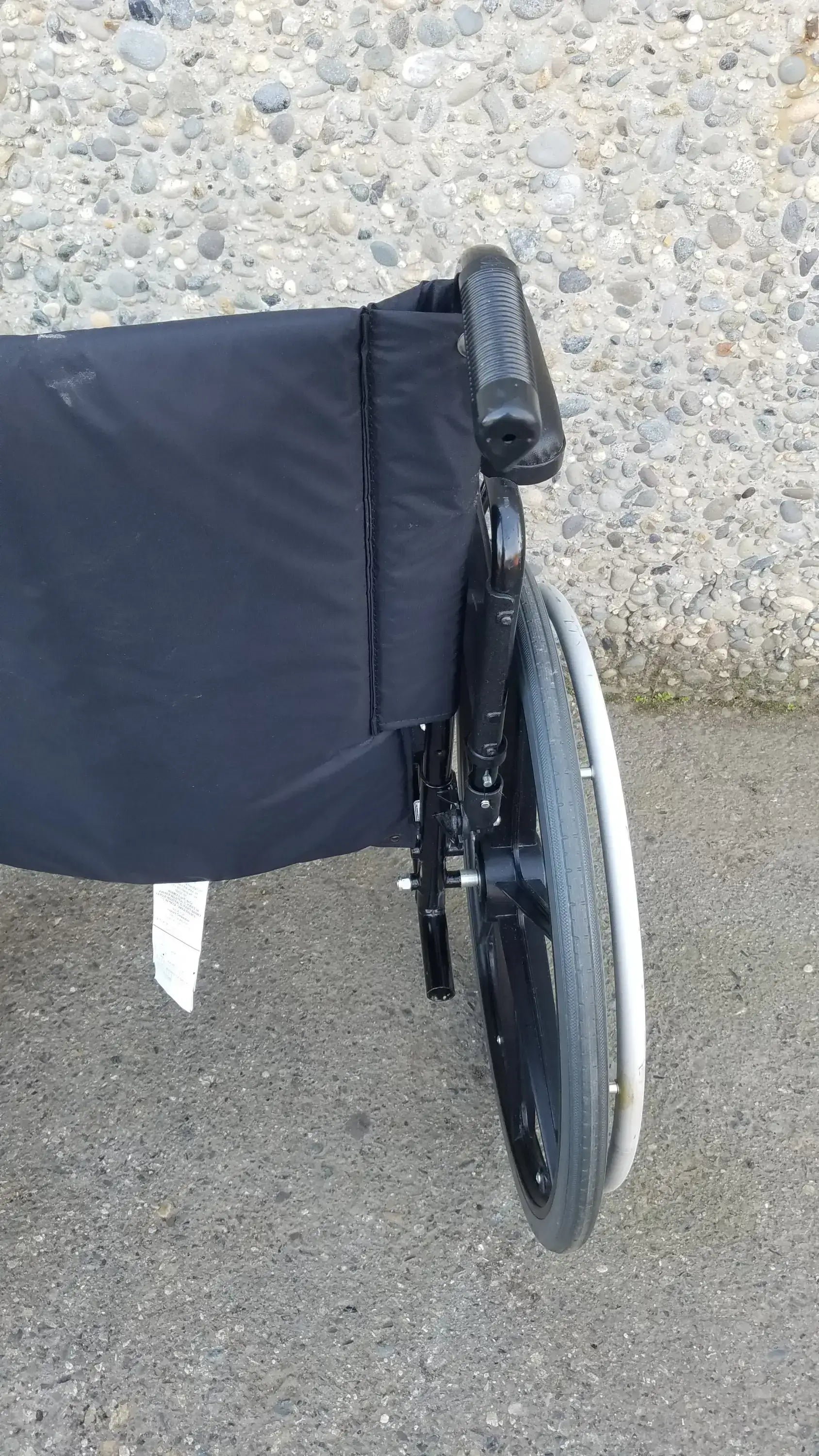 Reuse Medical Equipment Invacare Tracer SX5 Wheelchair Black Steel Frame w/ Desk Armrests Wheelchairs, second-hand product photo 22