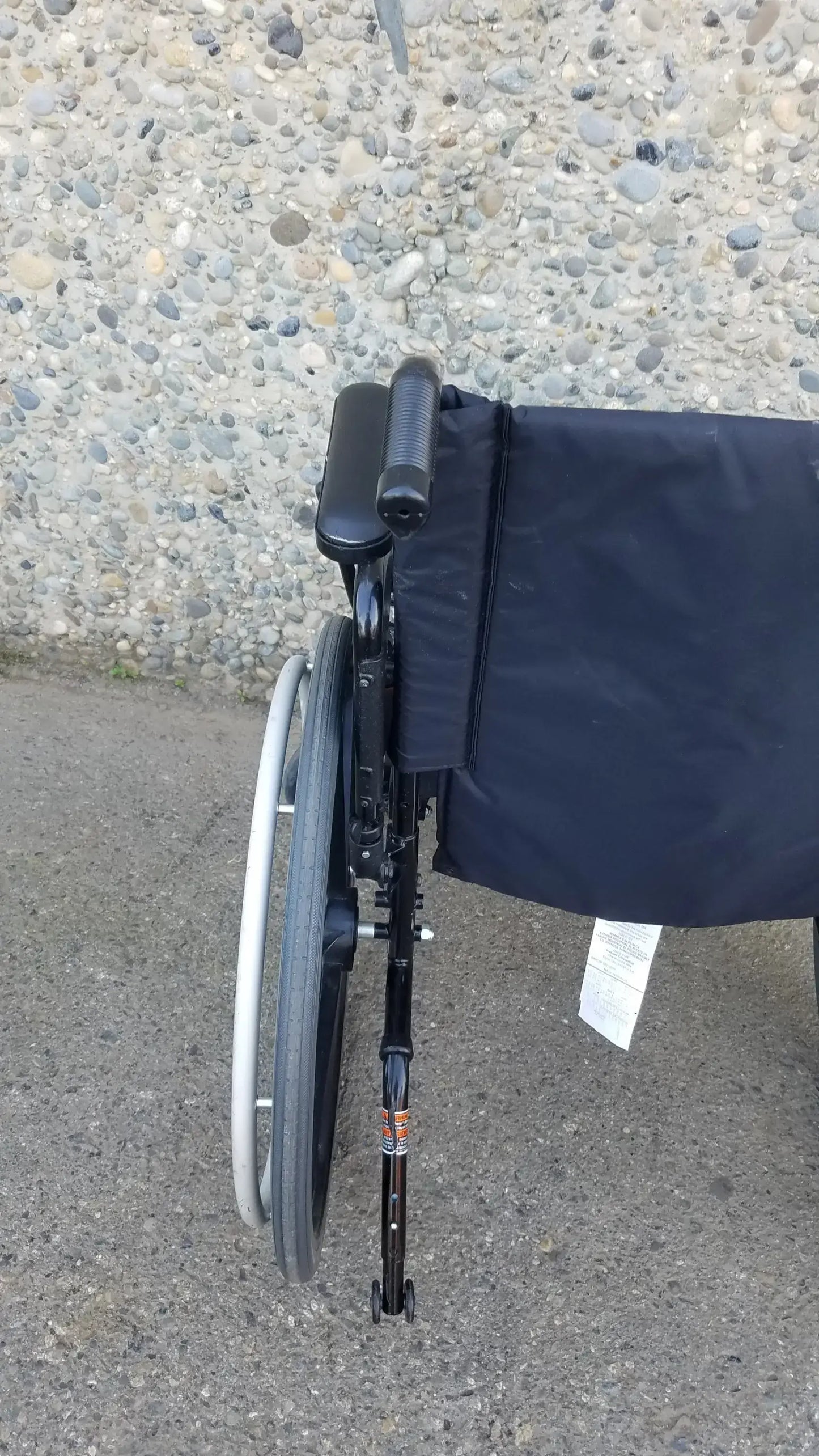 Reuse Medical Equipment Invacare Tracer SX5 Wheelchair Black Steel Frame w/ Desk Armrests Wheelchairs, second-hand product photo 21