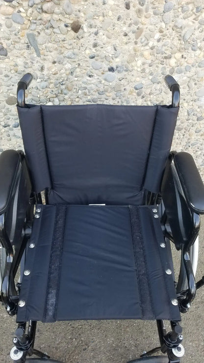 Reuse Medical Equipment Invacare Tracer SX5 Wheelchair Black Steel Frame w/ Desk Armrests Wheelchairs, second-hand product photo 15